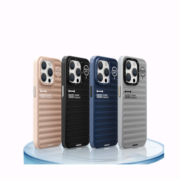 قاب آیفون 15Pro Max یانگکیت مدل True Color Luggage-Inspired YOUNGKIT True Color Luggage-Inspired Blue Phone 15 Pro Max Case